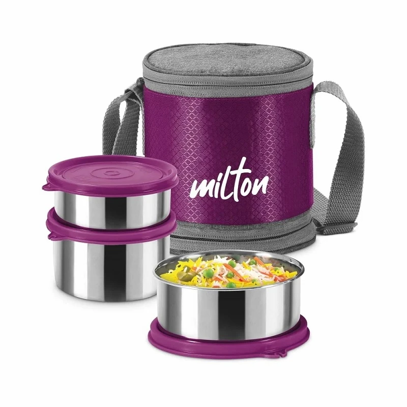 Milton Expando Tiffin 3 Stainless Steel