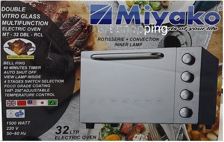 Miyako 32L Convection Electric Oven (MT-32DBL)
