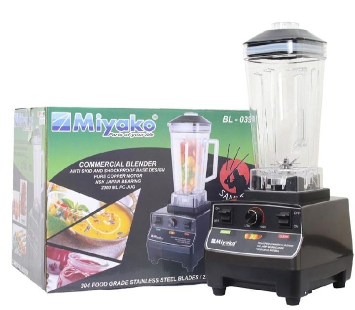 Miyako BL-039 Heavy Duty Blender, 2200W.