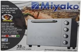 Miyako 38L Convection Electric Oven (MT-38DBL)