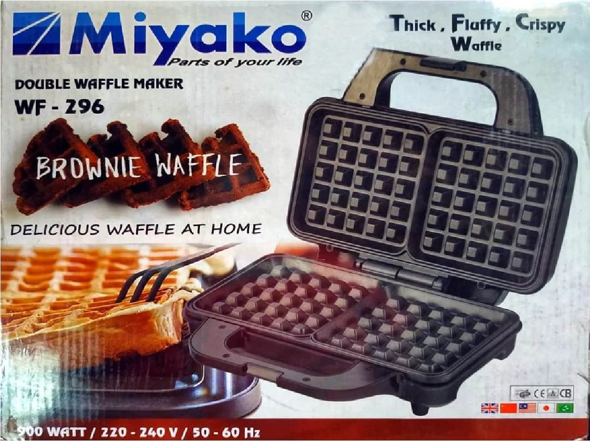 Miyako Double Waffle Maker WF-296
