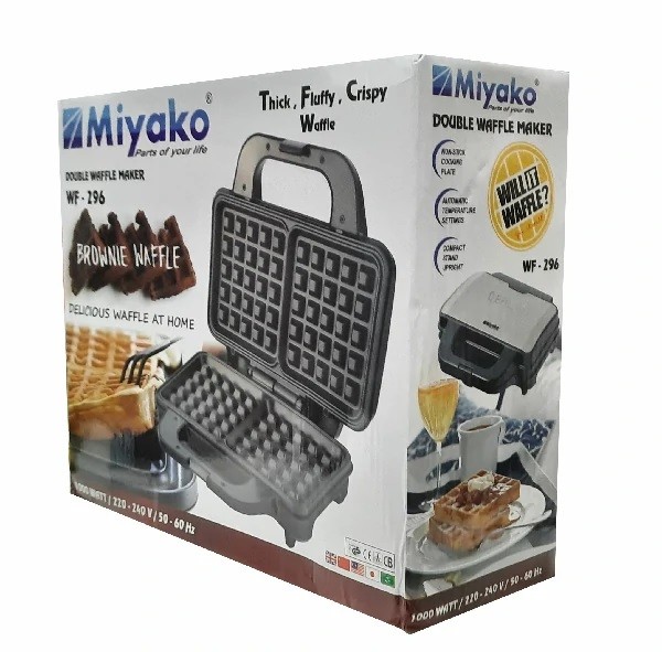 Miyako Delicious Waffle Maker, WF-296