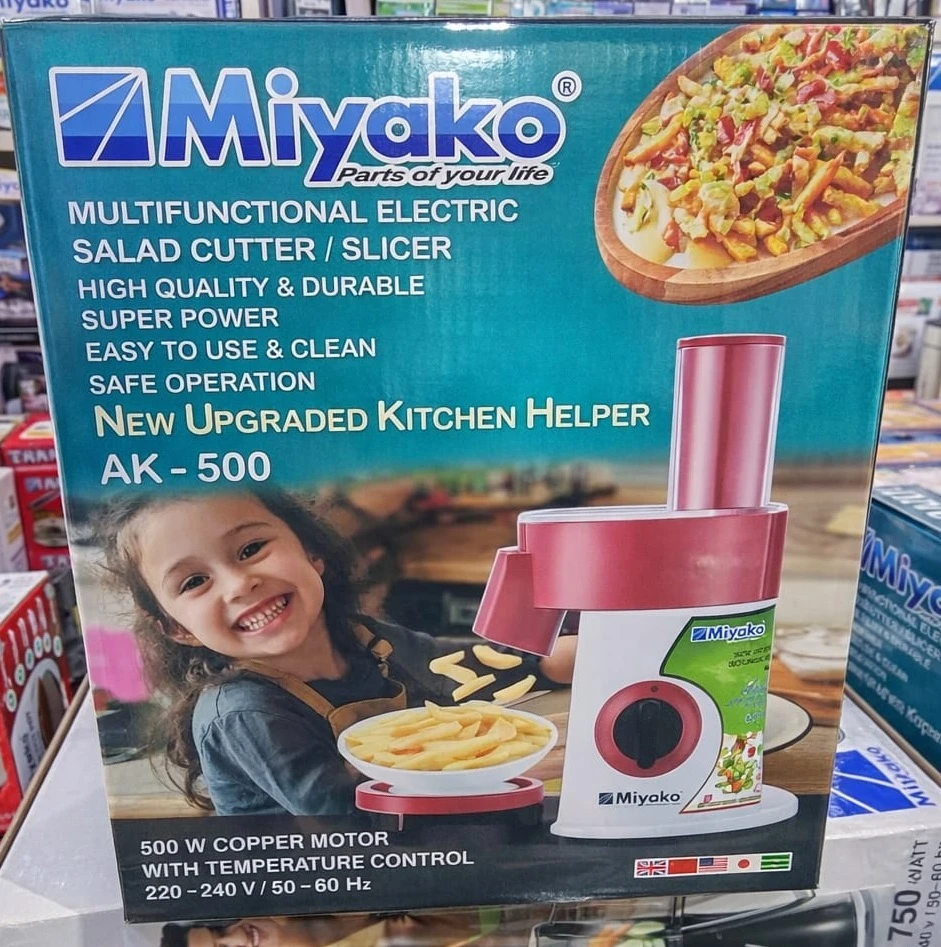 Miyako Multifuncional Electric Salad Cutter / Slicer AK-500